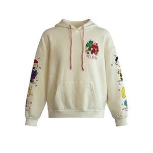 Peanuts & Friends Christmas Celebration Hoodie Sweatshirt NWT Women S Winter